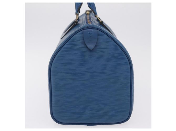 LOUIS VUITTON Epi Speedy 30 Hand Bag Toledo Blue M43005 LV - vista 4