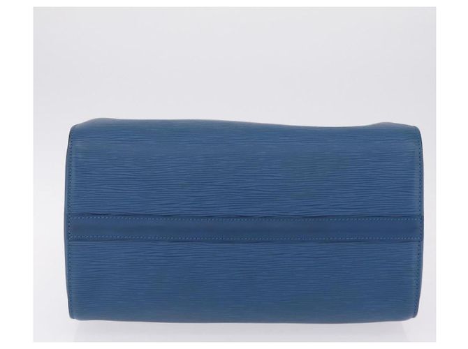 LOUIS VUITTON Epi Speedy 30 Hand Bag Toledo Blue M43005 LV - vista 5