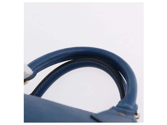 LOUIS VUITTON Epi Speedy 30 Hand Bag Toledo Blue M43005 LV - vista 8