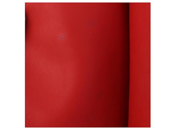 Céline CELINE Trio Shoulder Bag Leather Red Gold Tone - vista 31
