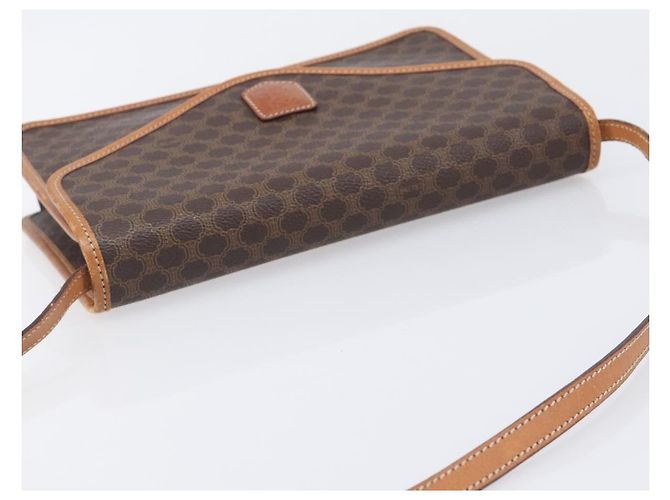 Céline CELINE Macadam Shoulder Bag PVC Brown Gold Tone - vista 6