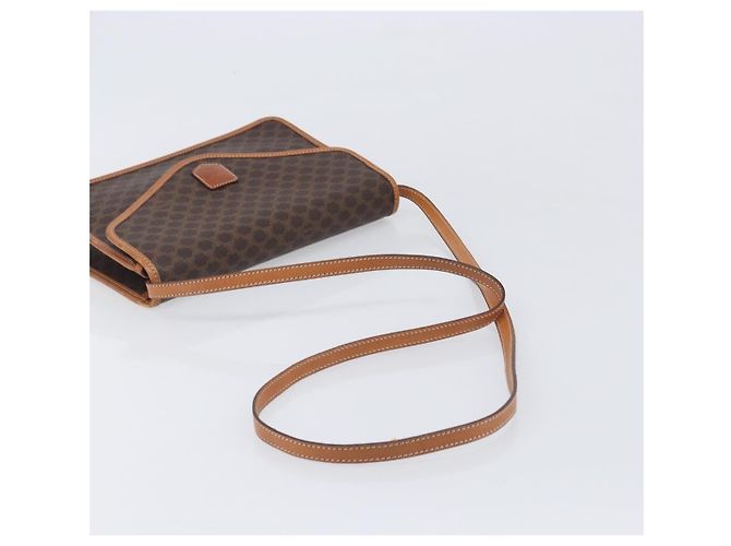 Céline CELINE Macadam Shoulder Bag PVC Brown Gold Tone - vista 7