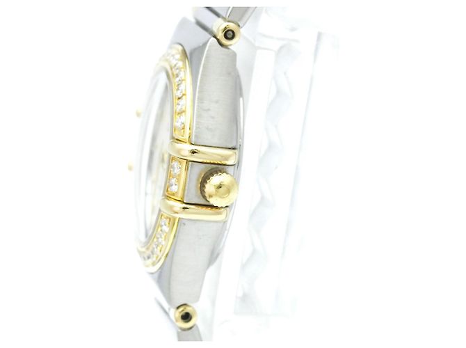 Orologio Omega Constellation Diamanti Oro 18K e Acciaio - vista 4