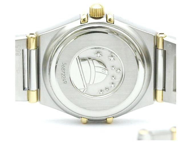 Orologio Omega Constellation Diamanti Oro 18K e Acciaio - vista 6