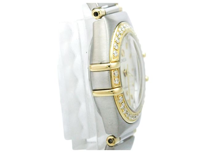 Orologio Omega Constellation Diamanti Oro 18K e Acciaio - vista 8