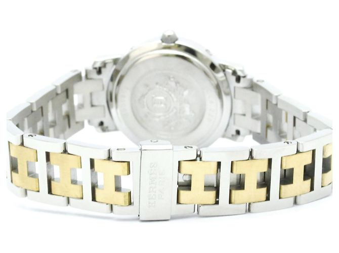 Hermès Reloj de mujer Hermes Clipper de acero chapado en oro Quartz - vista 5