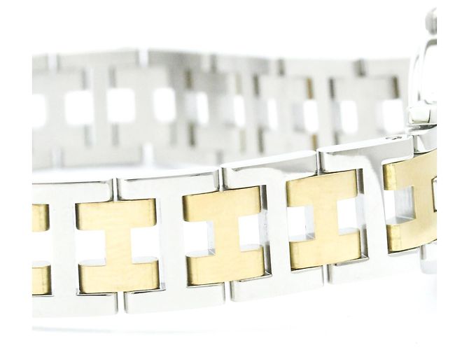 Hermès Reloj de mujer Hermes Clipper de acero chapado en oro Quartz - vista 7