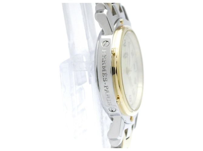 Hermès Reloj de mujer Hermes Clipper de acero chapado en oro Quartz - vista 8