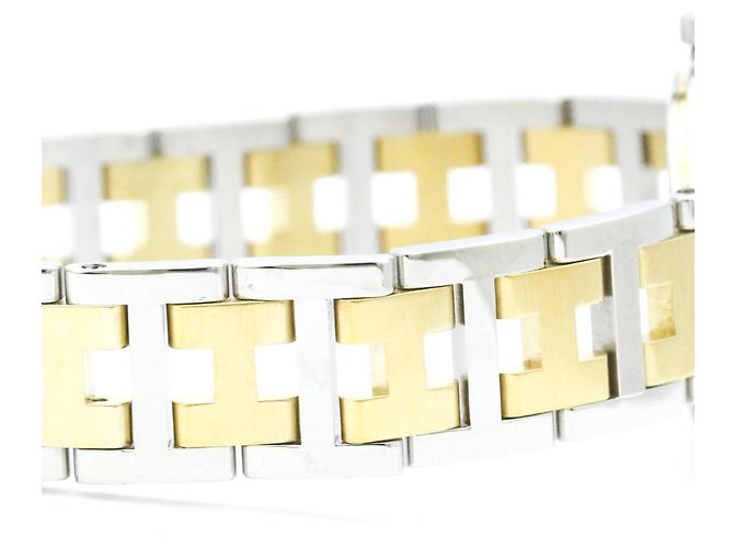 Hermès Relógio de pulso Hermes Clipper em aço dourado Quartz - vista 7