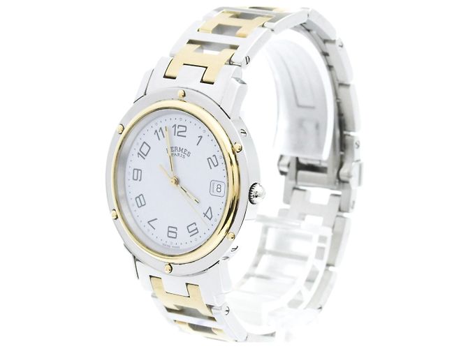 Hermès Orologio da uomo HERMES Clipper in acciaio placcato oro Quartz CL6.720 - vista 2
