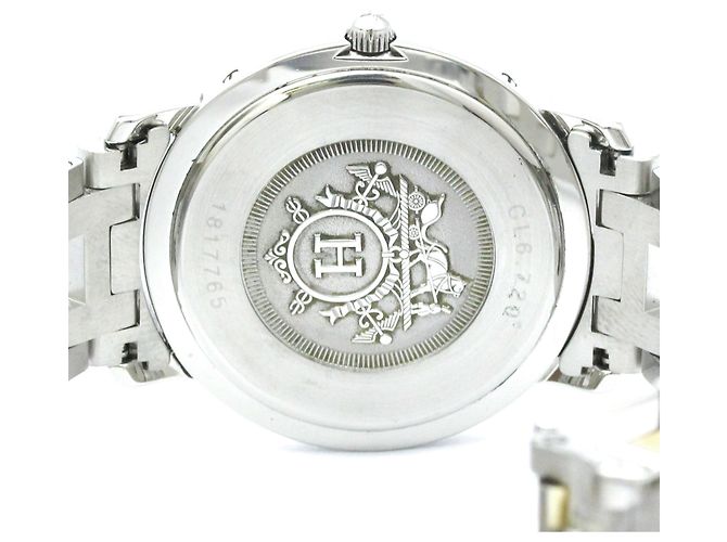 Hermès Orologio da uomo HERMES Clipper in acciaio placcato oro Quartz CL6.720 - vista 6