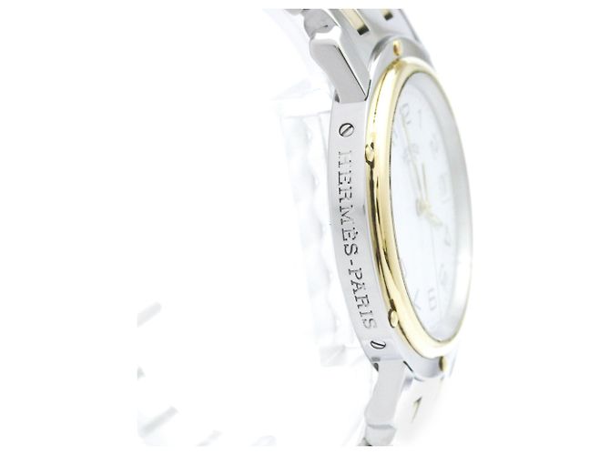 Hermès Orologio da uomo HERMES Clipper in acciaio placcato oro Quartz CL6.720 - vista 8