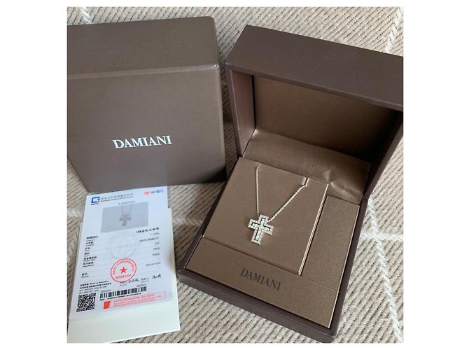 Collana Croce Damiani Belle Époque Diamanti - vista 2