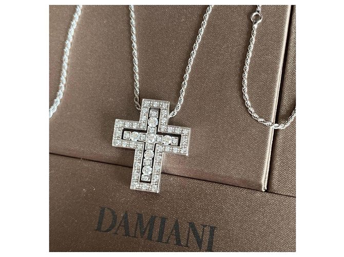 Collana Croce Damiani Belle Époque Diamanti - vista 3