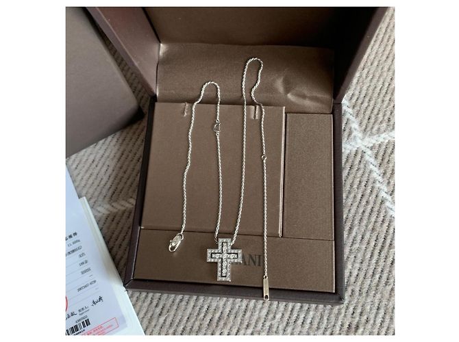Collana Croce Damiani Belle Époque Diamanti - vista 4