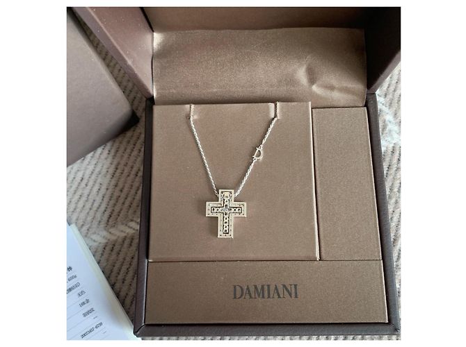 Collana Croce Damiani Belle Époque Diamanti - vista 5