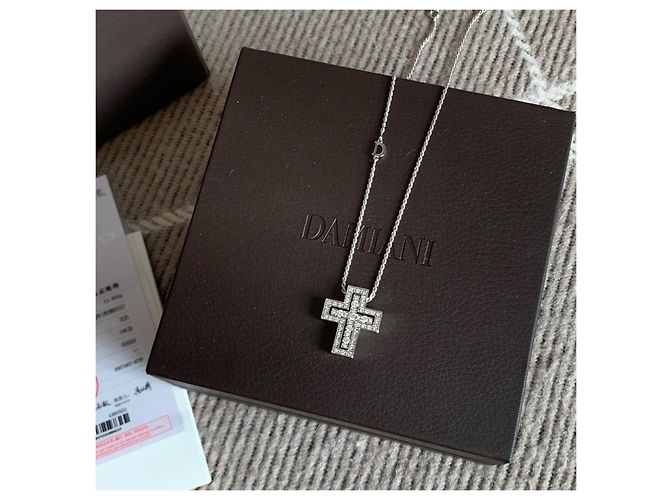 Collana Croce Damiani Belle Époque Diamanti - vista 6