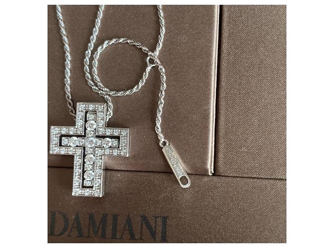 Collana Croce Damiani Belle Époque Diamanti - vista 7