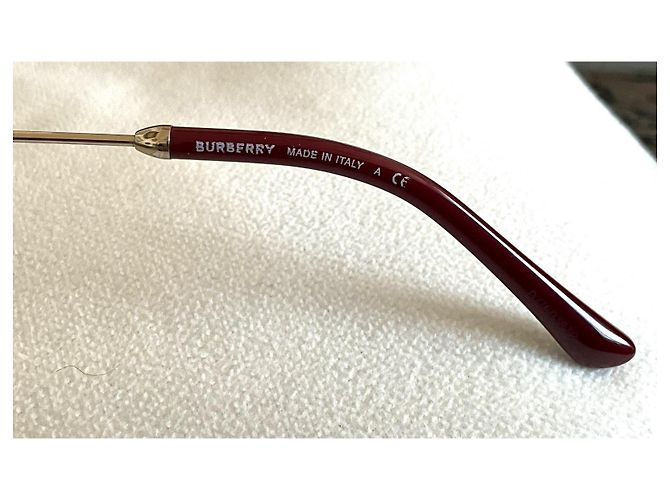 Burberry B1313-Q Occhiali Farfalla Cat-Eye - Bordeaux e Oro - vista 6