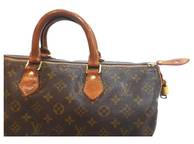 Borsa Louis Vuitton Speedy 35 Monogram - vista 4