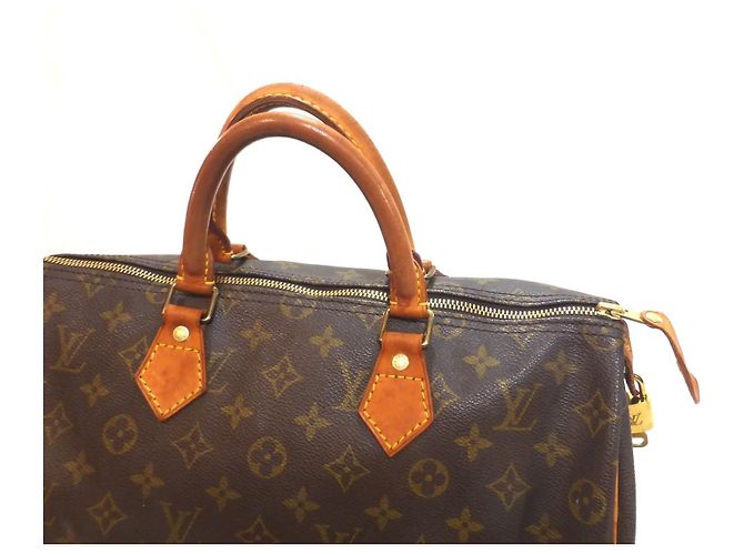 Borsa Louis Vuitton Speedy 35 Monogram - vista 3