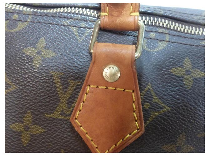 Borsa Louis Vuitton Speedy 35 Monogram - vista 4