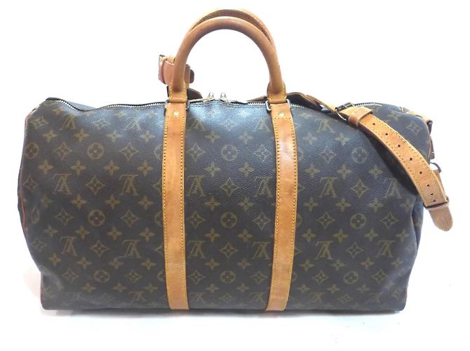 Borsa da viaggio Louis Vuitton Keepall 50 Monogram - vista 10