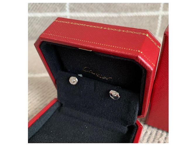 Orecchini Cartier Diamond Collection Testa di Toro Platino e Diamanti - vista 5