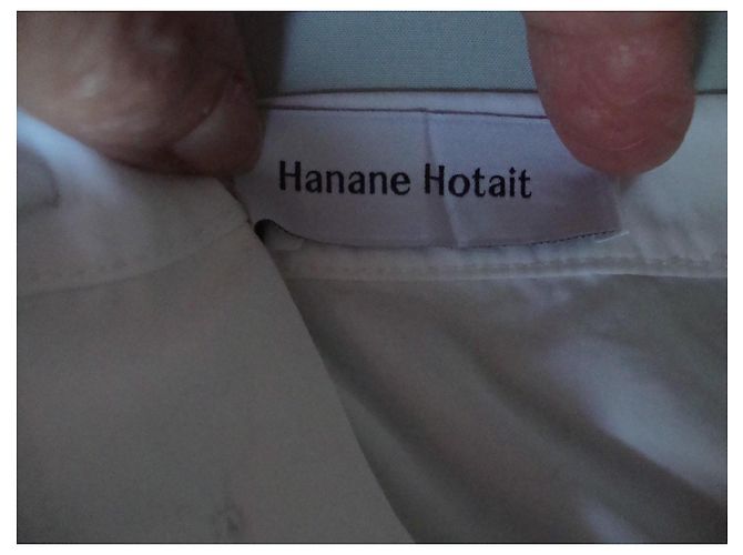 Autre Marque Hanane Hotait Camisa de Algodón Blanco Broderie Anglaise - vista 6