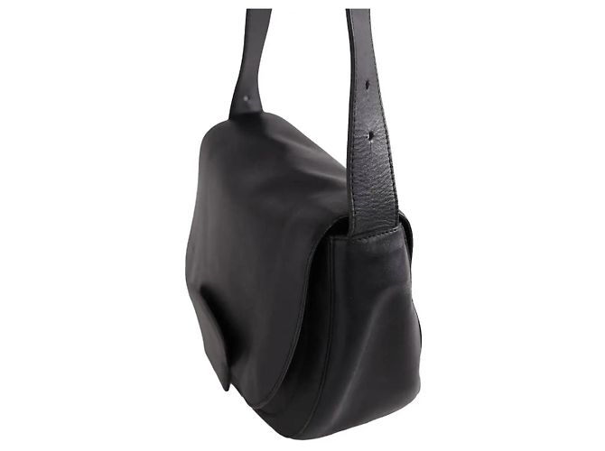 Borsa a tracolla in pelle nera Gerard Darel - vista 2