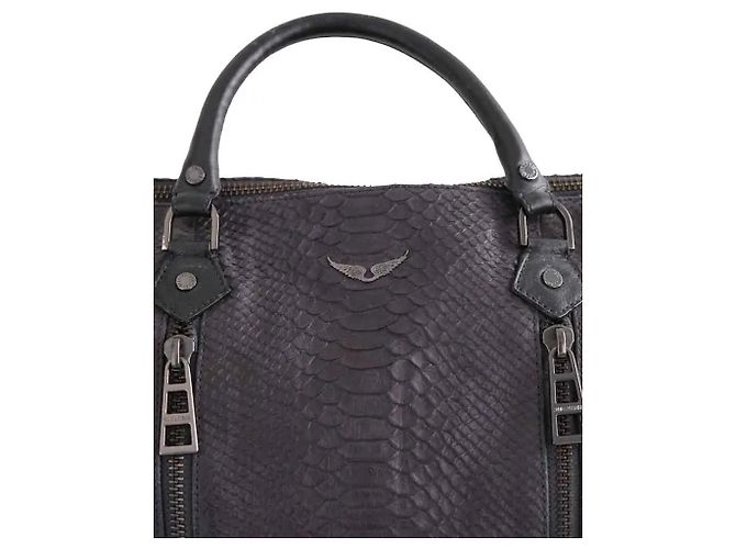 Borsa tote in pelle nera Zadig & Voltaire - vista 4