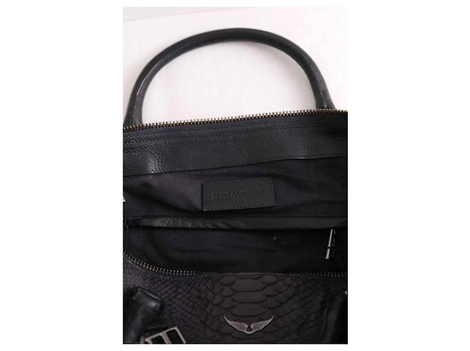 Borsa tote in pelle nera Zadig & Voltaire - vista 6