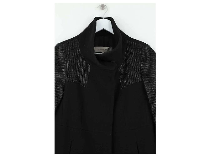 Gerard Darel Black Wool Coat - view 2