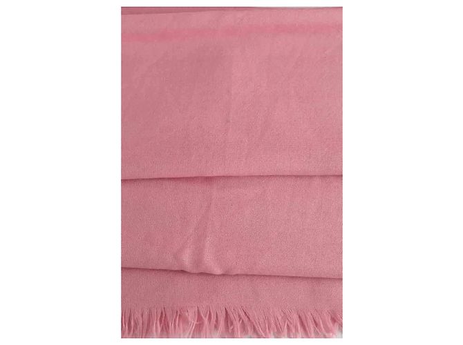 Sciarpa Eric Bompard in cashmere rosa - vista 2