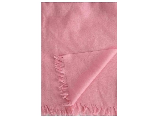Sciarpa Eric Bompard in cashmere rosa - vista 3