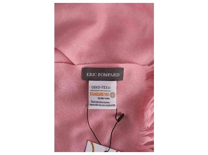 Sciarpa Eric Bompard in cashmere rosa - vista 4