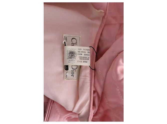 Abrigo Kimono rosa Dior - vista 6