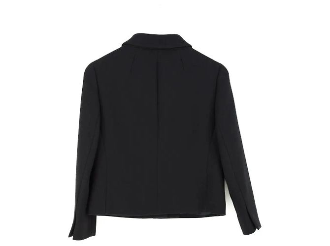 Prada Blazer aus Wolle Schwarz - Ansicht 3