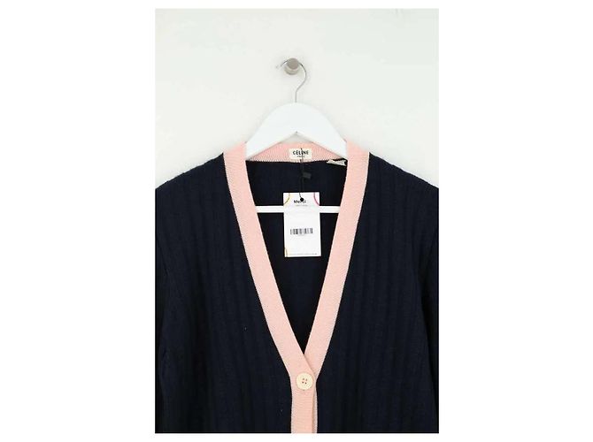 Céline Cardigan aus Wolle marineblau - Ansicht 2