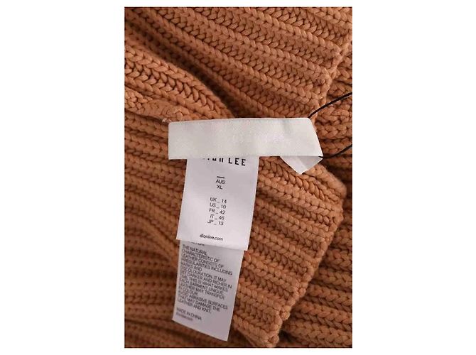 Autre Marque Dion Lee Baumwollpullover Camel XL - Ansicht 5
