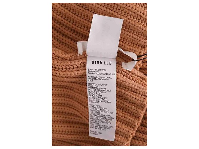 Autre Marque Dion Lee Baumwollpullover Camel XL - Ansicht 6