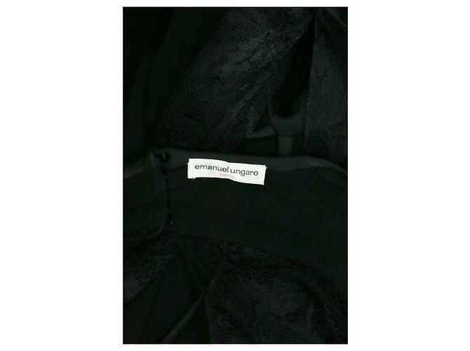 Autre Marque Emmanuel Ungaro Kleid Schwarz - Ansicht 5