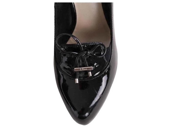 Dior Absatzschuhe aus Lackleder Schwarz - Ansicht 4