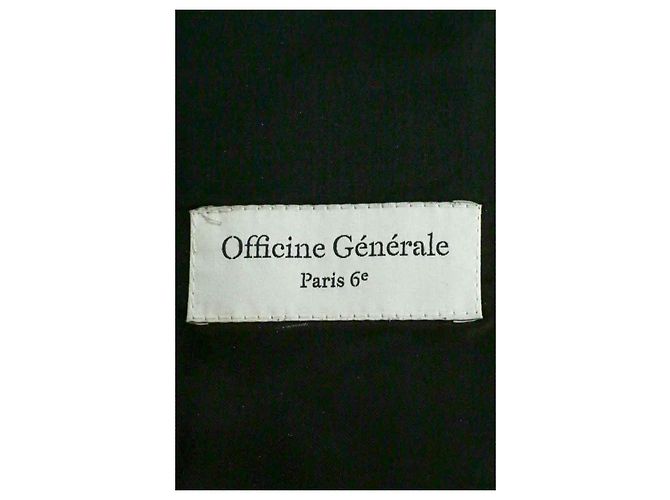 Autre Marque Abrigo de lana Officine Générale negro - vista 5