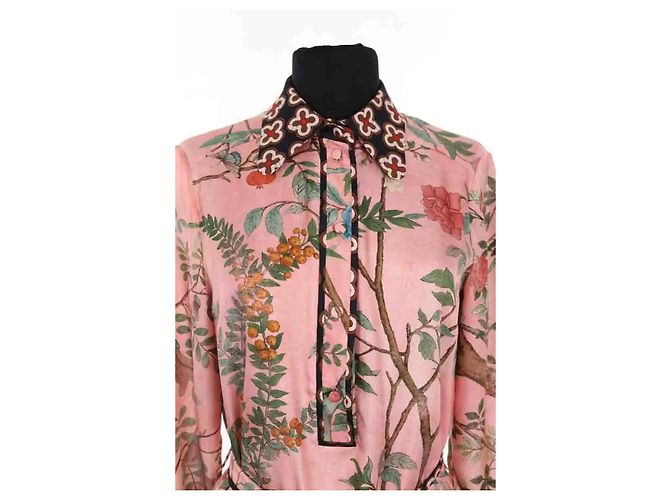 Vestido Gucci de seda rosa - vista 2