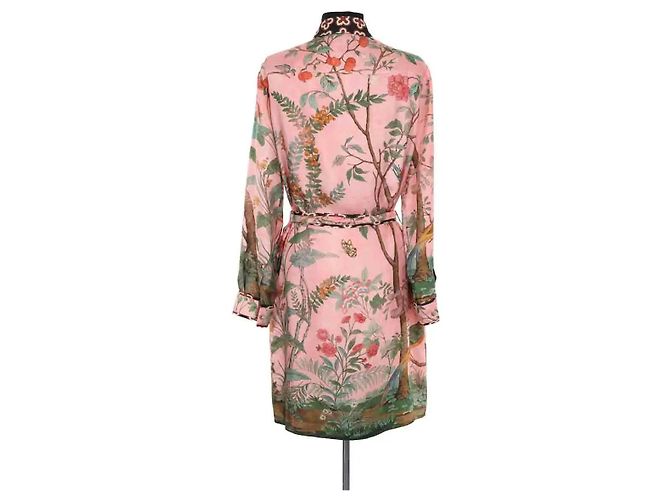 Vestido Gucci de seda rosa - vista 4