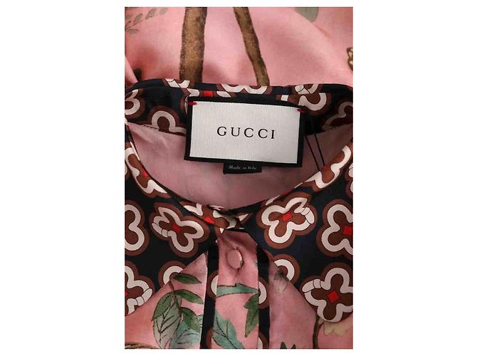 Vestido Gucci de seda rosa - vista 5