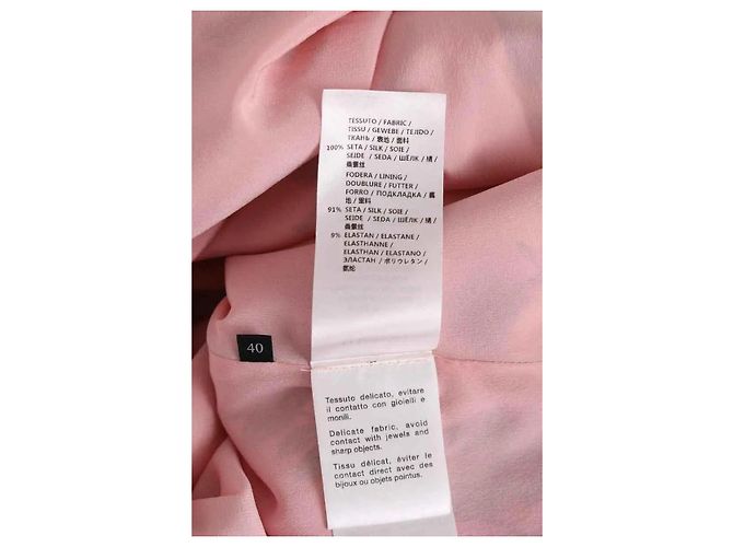 Vestido Gucci de seda rosa - vista 6