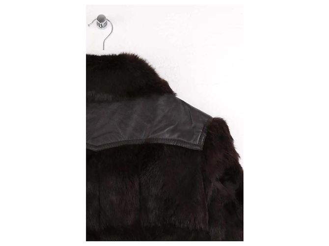 Chaqueta Marc Jacobs de piel marrón - vista 4
