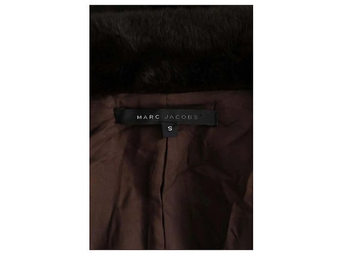 Chaqueta Marc Jacobs de piel marrón - vista 5